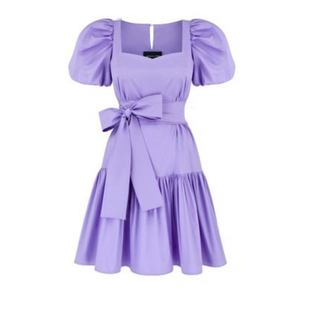 MONICA NERA Purple Maxi Dress